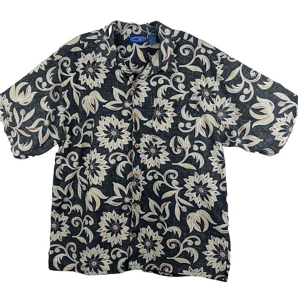 Ocean Pacific OP Hawaiian Pattern Shirt Men's Large Vintage Retro 90s  RN#87989 - Picture 2 of 14